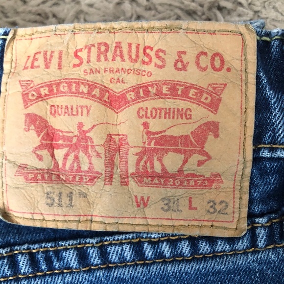 Levi 511 slim fit 31x32 jeans - Picture 7 of 9